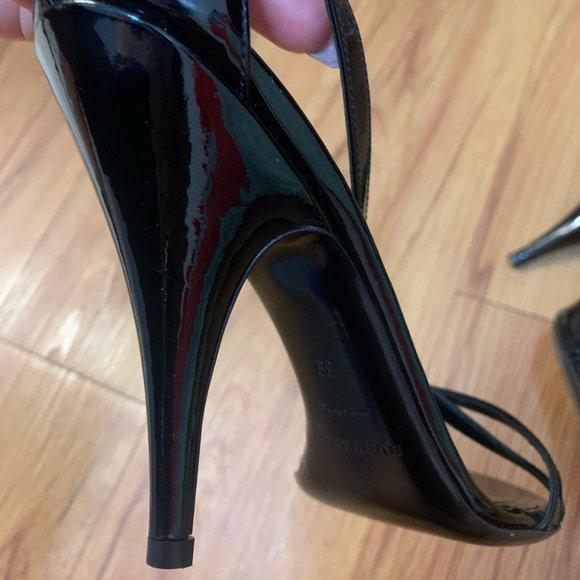 Burberry Black Classic Patent Leather Stiletto Heels - Picture 8 of 13